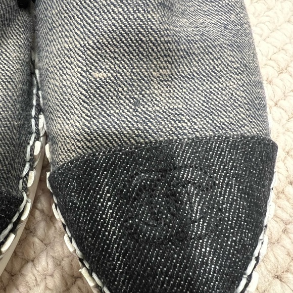 Chanel Navy Fabric Mocassin Loafer - Picture 4 of 9